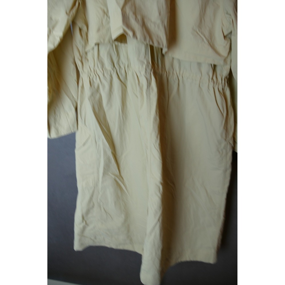NWT Athleta Luna Cream Off White Trench Coat Womens SIZE XL MSRP $229 - Picture 12 of 13